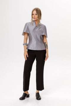 Блуза PiRS 6583 серый - фото 4