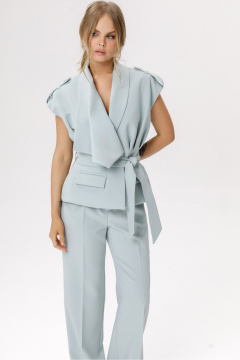 Жилет PiRS 6589 серо-мятный - фото 2