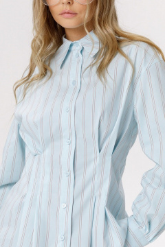 Брюки, рубашка PiRS 6610 голубой+белый - фото 3