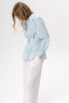 Брюки, рубашка PiRS 6610 голубой+белый - фото 2