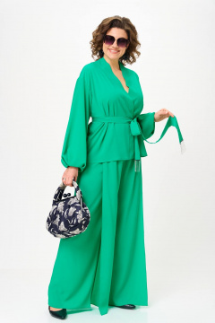 Блуза, брюки Anastasia 1063.1 нефрит - фото 2