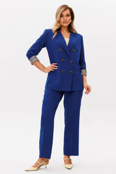 Брюки, жакет Anastasia 1155.4 темно-синий - фото 5