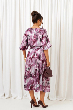 Платье Beautiful&Free 6412 бордовый - фото 3