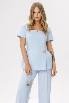 Блуза PiRS 6636 светло-голубой - фото 1