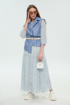 Жилет NikVa 1019-5 небесный - фото 1