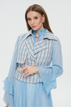 Жилет NikVa 1026-3 небесно-синий - фото 2