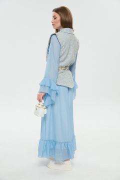 Жилет NikVa 1027-4 небесный - фото 5