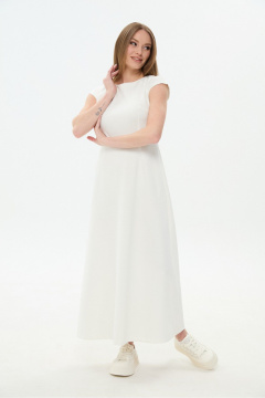 Платье NikVa 1034-1 молоко - фото 4