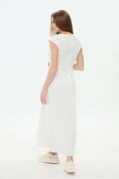 Платье NikVa 1034-1 молоко - фото 5