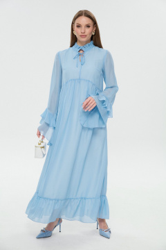 Платье NikVa 1038-1 голубой - фото 2