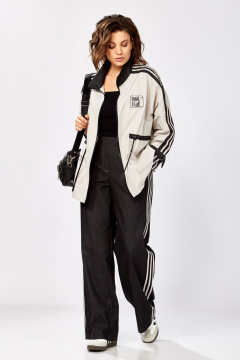 Брюки, куртка Lady Secret 25228 платиновый-черный - фото 5