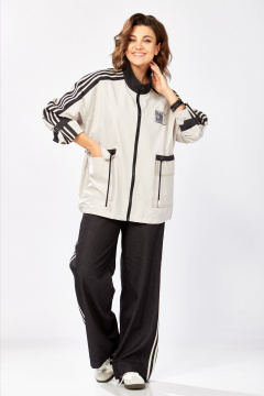 Брюки, куртка Lady Secret 25228 платиновый-черный - фото 1