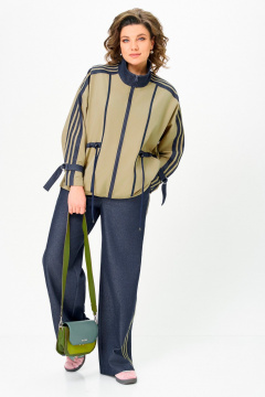 Брюки, ветровка Lady Secret 26232 хаки-синий - фото 1