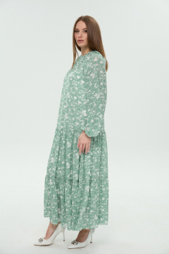 Жилет, платье NikVa 1043-1 мята и крем-брюле - фото 4