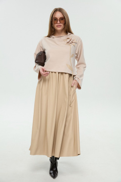 Платье NikVa 924-13 капучино - фото 1