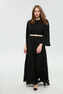 Платье NikVa 963-2 чёрный - фото 5