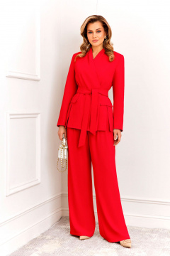 Брюки, жакет AGATTI 6011-2 красный - фото 4