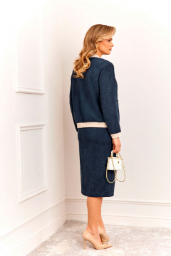 Бомбер, юбка AGATTI 5993 синий - фото 4