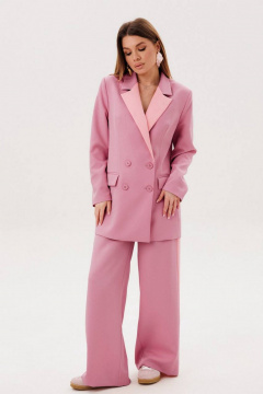 Брюки, жакет Ambera Style 2153 пудра - фото 1