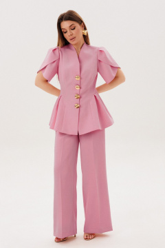 Брюки, жакет Ambera Style 2156-2 пудра - фото 1