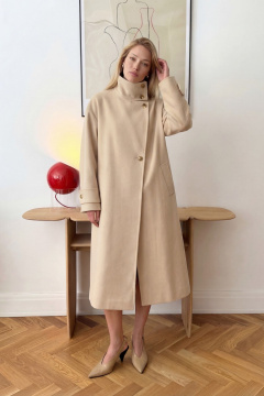 Пальто Lokka 1833 бежевый - фото 2