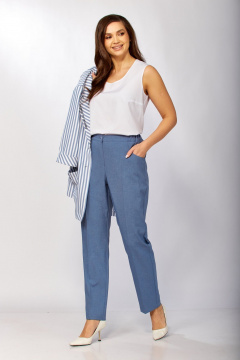 Блуза, брюки, жакет Tensi 371 джинс - фото 2