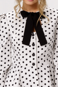 Жакет PiRS 6648 горохи_на_белом_фоне - фото 4