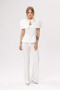 Блуза, брюки, кейп PiRS 6651 белый - фото 1