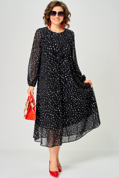 Платье EVA GRANT 7177С горох - фото 1
