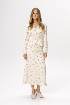 Блуза, юбка PiRS 6680 сливочный - фото 5