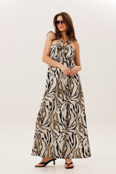 Платье летнее из легкой костюмно-плательной ткани DILIA 0494 - фото 1