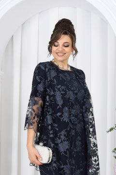 Кардиган, платье Ninele 6089 синий - фото 5