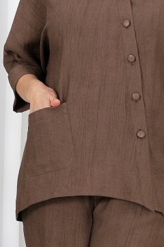 Блуза, брюки Ninele 7497 коричневый - фото 4