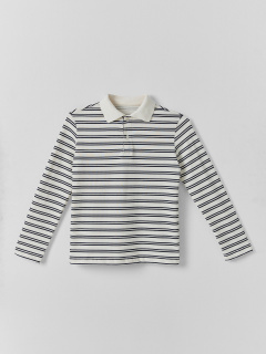 Майка Mark Formelle 123493/25-39385П-0 серая_полоска_на_св.молочном - фото 2