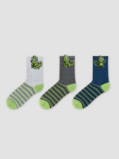 Носки Mark Formelle 430A-3411/B3-263430A св.сер.мел_т.сер.мел_джинсовый_рис.3411 - фото 1