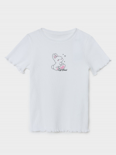 Брюки, футболка Mark Formelle 567764/25-39789ПП-1 белый_бантики_на_розовой_полоске_2_сл_на_пол - фото 1