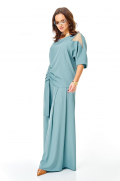 Блуза, брюки Karina deLux M-1426 бирюзовый - фото 5