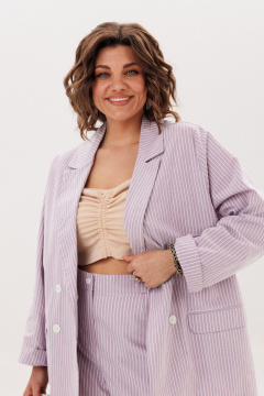 Брюки, жакет Anelli 1838 лавандовый-ритм - фото 1