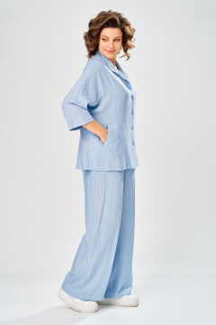 Брюки, рубашка Диомант 2162 голубой - фото 4
