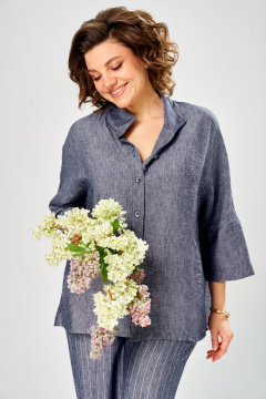 Брюки, рубашка Диомант 2162 джинс - фото 4