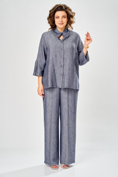 Брюки, рубашка Диомант 2162 джинс - фото 1