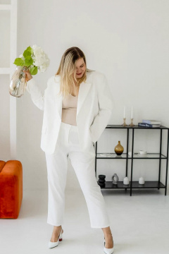 Брюки Dolce Forma BRK-BE-02_белый - фото 1