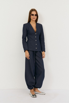 Брюки THE NAME 2488 синий - фото 4