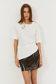 Футболка THE NAME 2494 молочный - фото 4