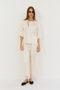 Брюки THE NAME 2499 сливочный - фото 3