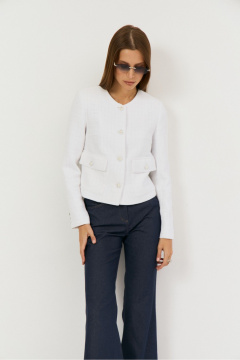 Жакет THE NAME 2503 белый - фото 5