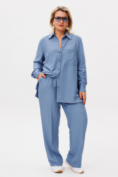 Брюки, рубашка OVERYOU М196/2 голубой - фото 2