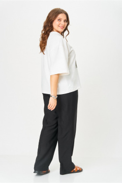 Футболка OVERYOU М198 молочный - фото 5