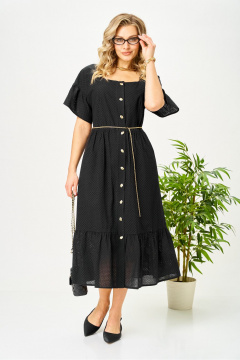 Платье AVA fashion М-189 черный - фото 2