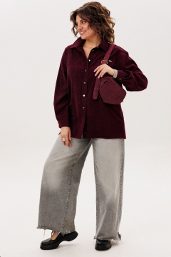 Рубашка Anelli 1819 вишня - фото 2